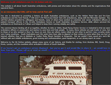 Tablet Screenshot of old-ambulance.com